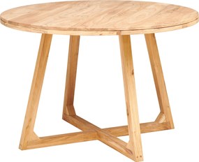 XXXLutz JEDÁLENSKÝ STÔL, akácia, farba akácie, 120/120/76 cm MID.YOU - Stoly - 001630027601