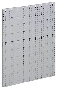 Závesný panel na náradie HOBBY III, perforovaný, 595 x 395 x 25 mm