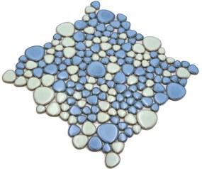 Keramická mozaika XKM 79 modrá/zelená 30 x 30 cm
