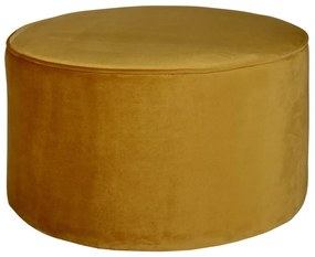 Horčicový puf WOOOD Sara Low