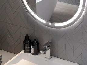 Mexen Rose, LED kúpeľňové zrkadlo s podsvietením 60x60 cm, 6000K, ochrana proti zahmlievaniu, 9810-060-060-611-00