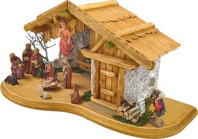 AMADEA Drevený betlehem BEZ FIGURÍK 50 cm