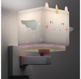 Dalber 64599 - Detské nástenné svietidlo LITTLE UNICORN 1xE27/15W/230V