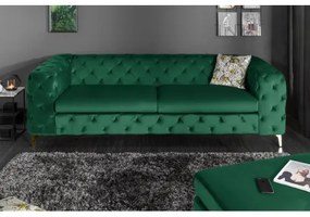 Sedacia súprava 39312 240cm Modern Barock - Zamat Smaragdovozelená  - Komfort-nábytok