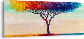 Obraz maľovaného stromu (120x50 cm)