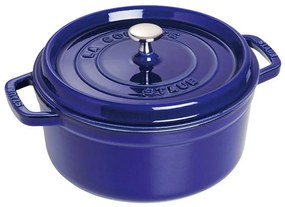 Staub Hrniec STAUB okrúhly 22 cm modrý 2,6l