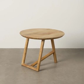 Okrúhly konferenčný stolík z mangového dreva v prírodnej farbe ø 60 cm Mao – Ixia