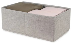 Sivý úložný box Compactor Oxford, 42 x 26 cm