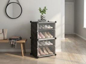 Modulárny botník SHOZIX 23x33 cm, sivý