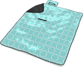 Sablio Plážová deka Biele korunky: 200x140 cm