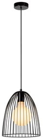 Lucide 74417/01/30 - Luster na lanku MACARONS 1xE27/40W/230V pr. 24,5 cm čierna