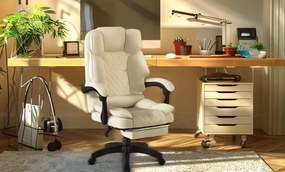 Ergonomická kancelárska stolička HC-1031 Ecru