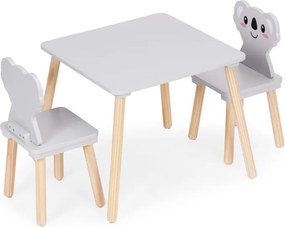 Stôl stôl +2 stoličky detský nábytok set koala
