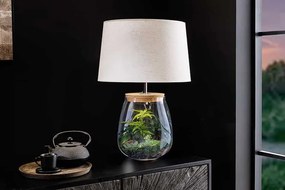 Plniteľná sklenená stolná lampa Forest 60cm