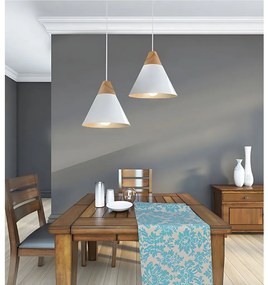 Toolight Toolight, stropné svietidlo 1xE27, SCANDI C, čierna matná-hnedá, OSW-00104