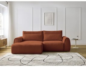 Oranžová rohová pohovka Aden – Bobochic Paris