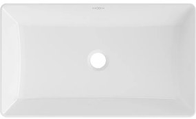 Mexen Nadia, umývadlo na dosku 60x35 cm, biela, 21616000