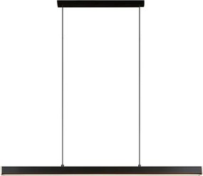 Závěsný LED lustr APP1447-CP 80 cm černý/neutrální bílá