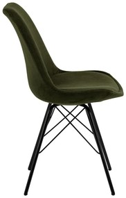 Tmavozelená jedálenská stolička Eris - Actona