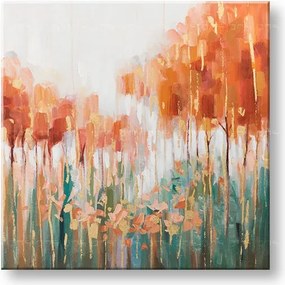 Maľovaný obraz na stenu ABSTRAKT  70x70 cm