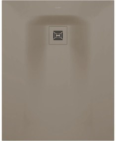 DURAVIT Sustano obdĺžniková sprchová vanička z materiálu DuraSolid, Antislip, 1000 x 800 x 30 mm, matná béžová, 720273640000000