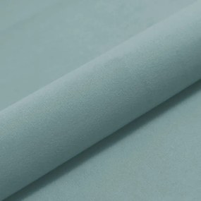 Plyšová taburetka mätová