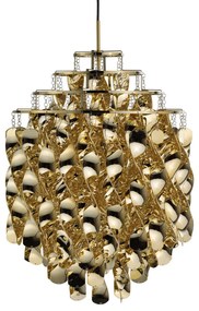 VERPAN Spiral SP01 – závesná lampa v zlatej