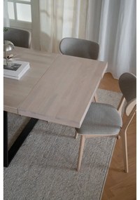 Matne lakovaná dubová prídavná doska jedálenského stola Rowico Brooklyn