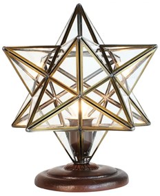 Stolná transparent lampa STAR
