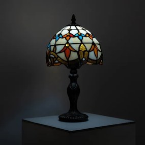 Brilagi - Tiffany vitrážová stolná lampa MIRABELLA 1xE27/60W/230V
