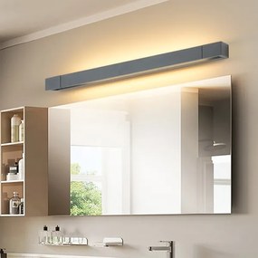 Brilagi - LED kúpeľňové osvetlenie zrkadla AQUA LINE LED/18W/230V 60 cm IP44 antracit