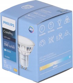 LED žiarovka Philips Corepro GU10 - 4,9 W - 550 Lm - neutrálna biela - Premium