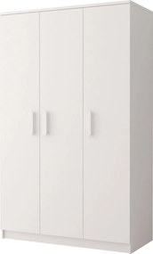 Šatníková skriňa SMYK 120 - biela (viac variant)