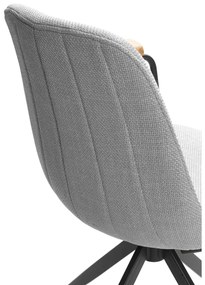 Svetlosivé jedálenské stoličky v súprave 2 ks Tali – Marckeric