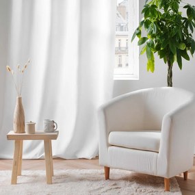 Biely odhlučňovací záves z mikrovlákna 135x260 cm Micropolar – douceur d'intérieur