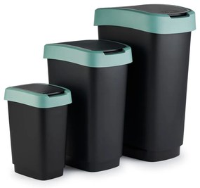 Odpadkový kôš z recyklovaného plastu 25 l Twist - Rotho
