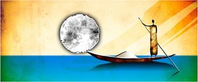 Obraz - Staroveká maľba (120x50 cm)