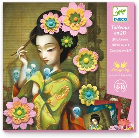 Kreatívna hra s 3D papierovými kvetinami