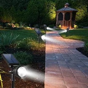 Bezdoteku LEDSolar 4 solárne vonkajšie svetlo svietidlo do zeme 4 ks, 4 LED, bezdrôtové, iPRO, 1W, studená            farba