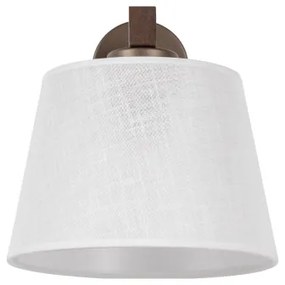 Brilagi - Nástenné svietidlo LATTE 1xE27/15W/230V borovica/biela