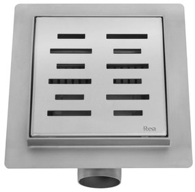 Rea Line, nerezový odtokový žľab 120x120 mm, oceľová, REA-G6204