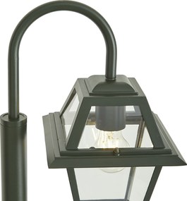 Klasická vonkajšia lampa tmavozelená 135 cm IP44 - Berta
