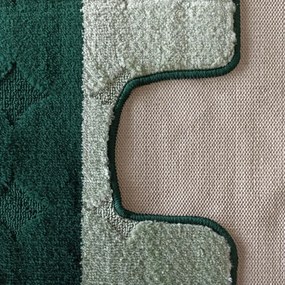 Sada kúpeľňových koberčekov Montana Edremit XL zelená