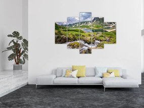 Obraz - Pohľad na horu Rila (150x105 cm)