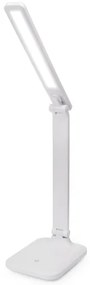 LED stmievateľná dotyková stolná lampa s USB portom REMUS LED/5W/230V biela