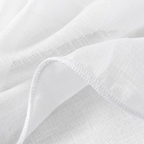 Goldea záclona – rustikálna biela 300 cm