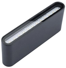 LED Vonkajšie nástenné svietidlo FLOW LED/6W/230V IP54 čierna