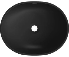 Mexen Viki, umývadlo na dosku 48x35x14 cm, čierna matná, 21054885