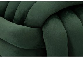 Zelený zamatový taburet Softy – Mauro Ferretti