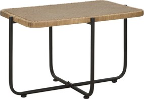 Konferenčný stolík Cebu 75 cm čierny/hnedý